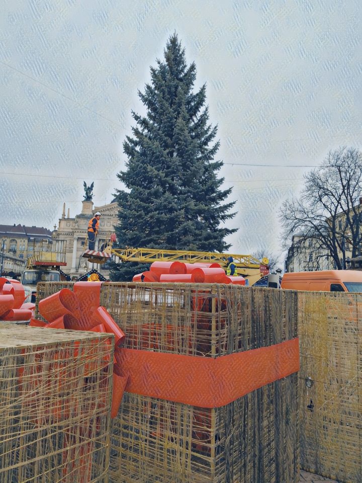 Vánoční trhy Lvov